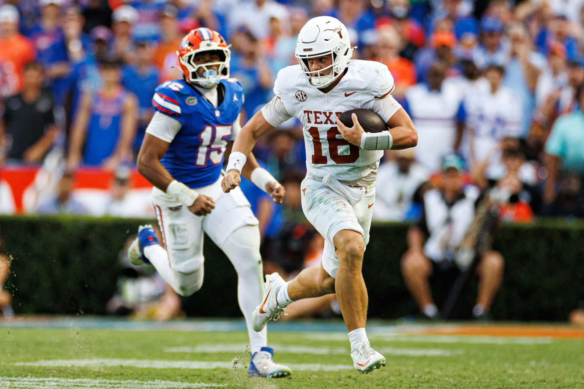 NCAA Football: Texas at Florida - Source: Imagn