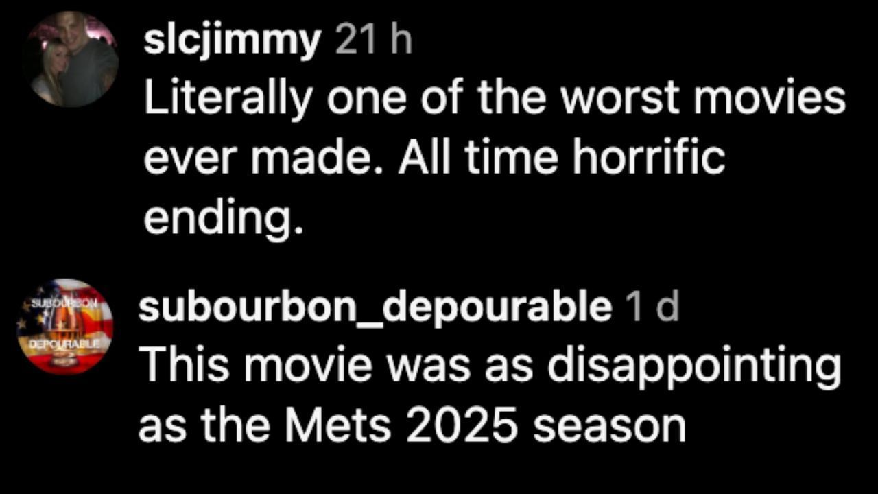 Screenshots of fans&#039; comments on Instagram (Images from - Instagram.com/@snytv)