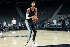 "Buddy's gonna retire at 8'0" - NBA fans react to Victor Wembanyama reportedly growing taller in offseason