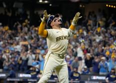 "William Contreras is an all-time b***"; "Deport his a**" - Fans fume as Brewers 2x All-Star taunts Craig Counsell with bold bullpen call celebration