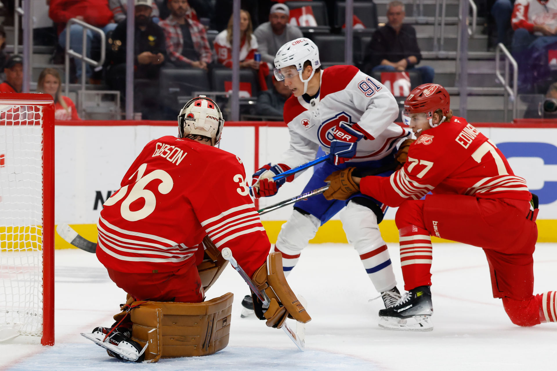 NHL: Montreal Canadiens at Detroit Red Wings - Source: Imagn