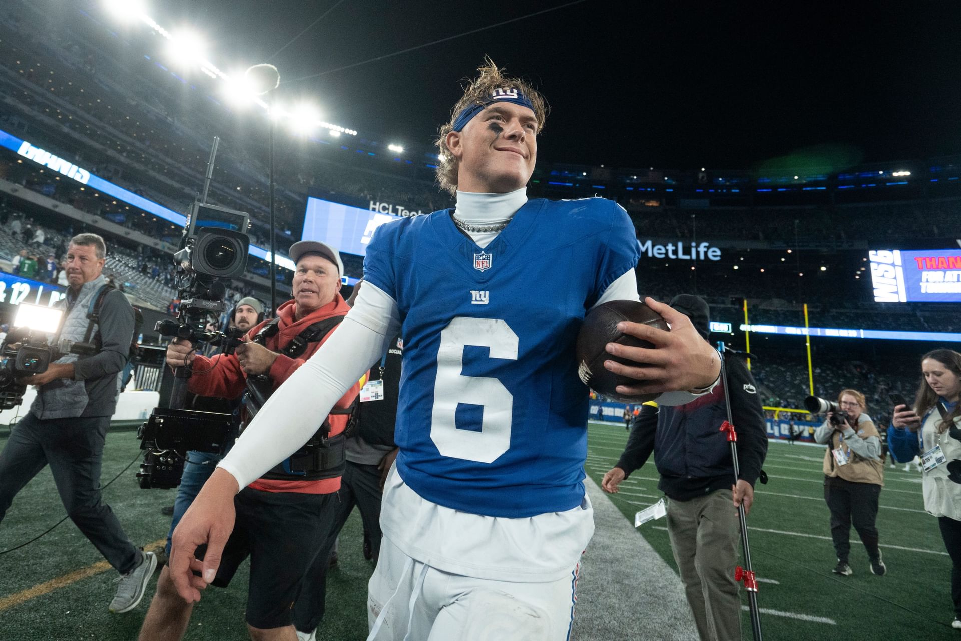 New York Giants quarterback Jaxson Dart - Source: Imagn