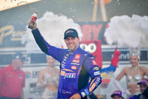 “You saw how much he really wanted it”: Denny Hamlin’s crew chief reveals JGR star’s extreme prep after ‘emotional’ Las Vegas win