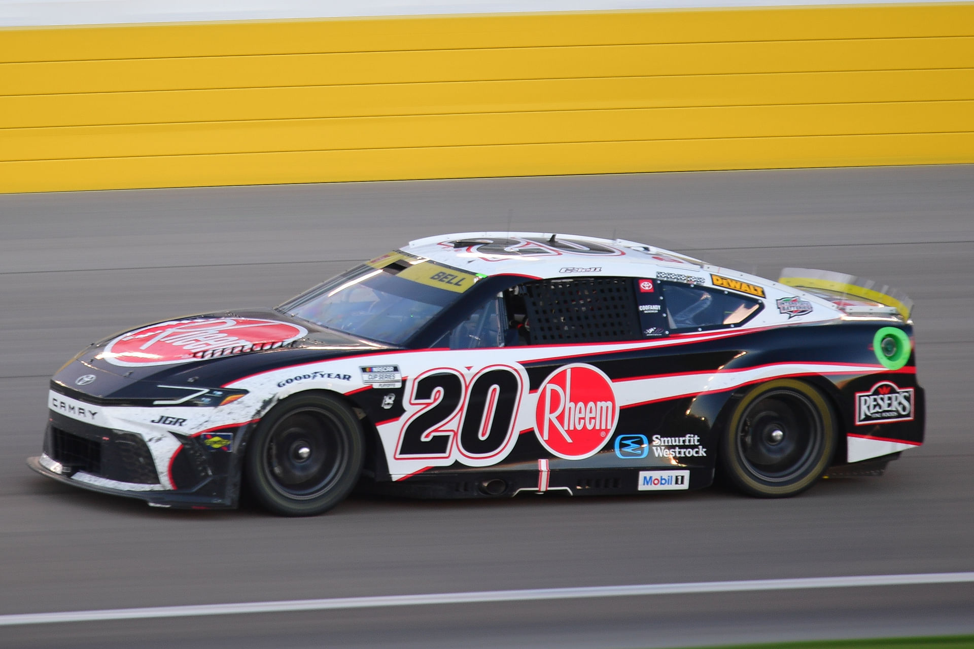 NASCAR Cup Series driver Christopher Bell (20) during the South Point 400 at Las Vegas Motor Speedway - Source: Imagn