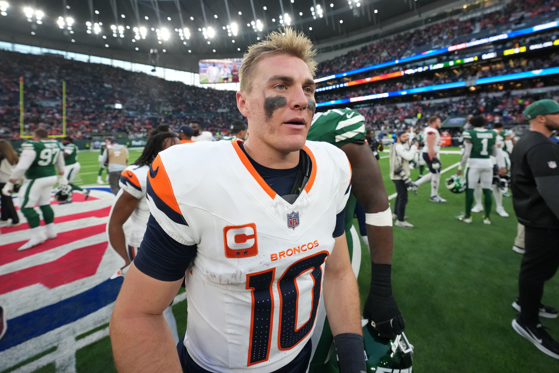 Denver Broncos quarterback Bo Nix - Source: Imagn