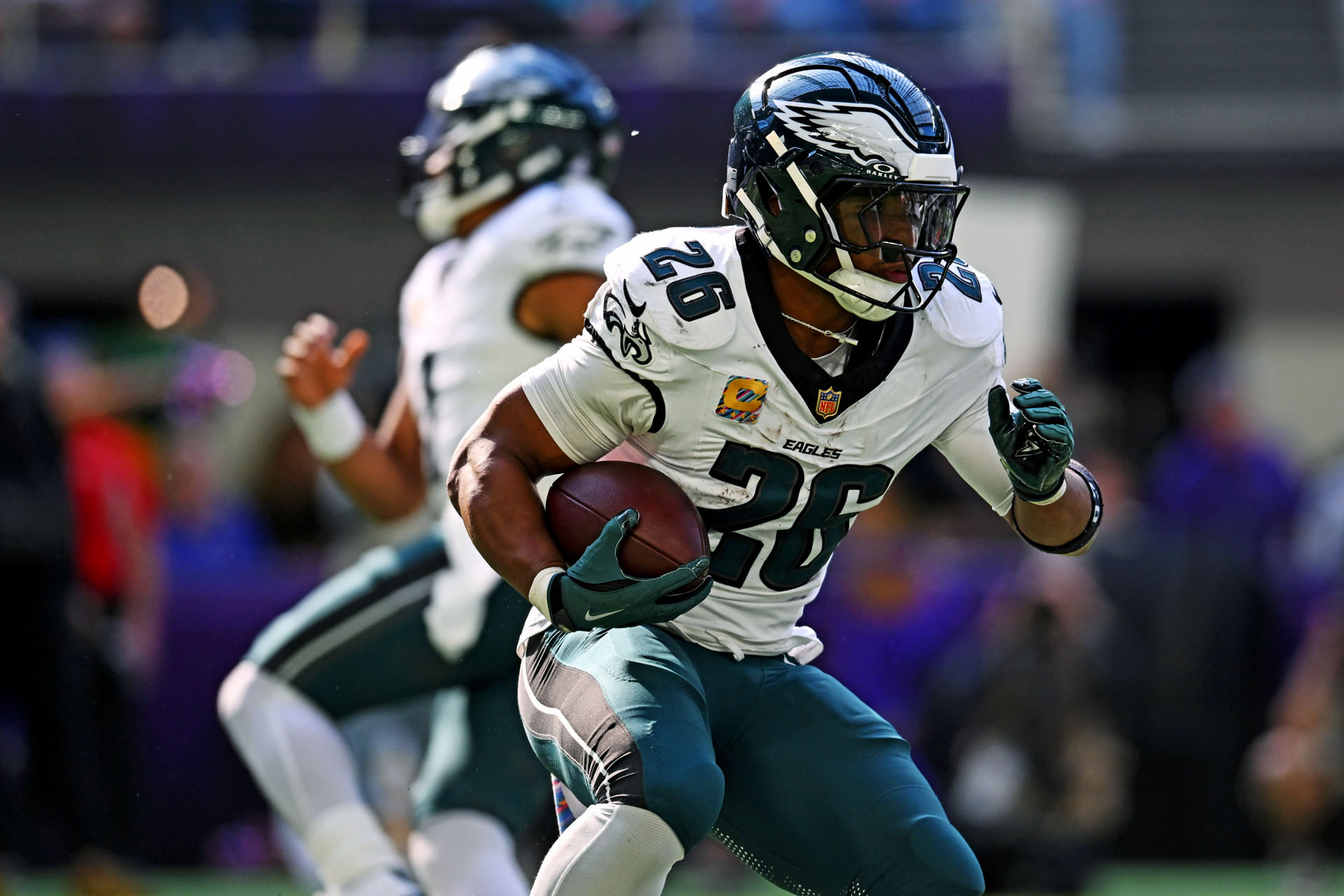 Saquon Barkley at Philadelphia at Minnesota - Source: Imagn