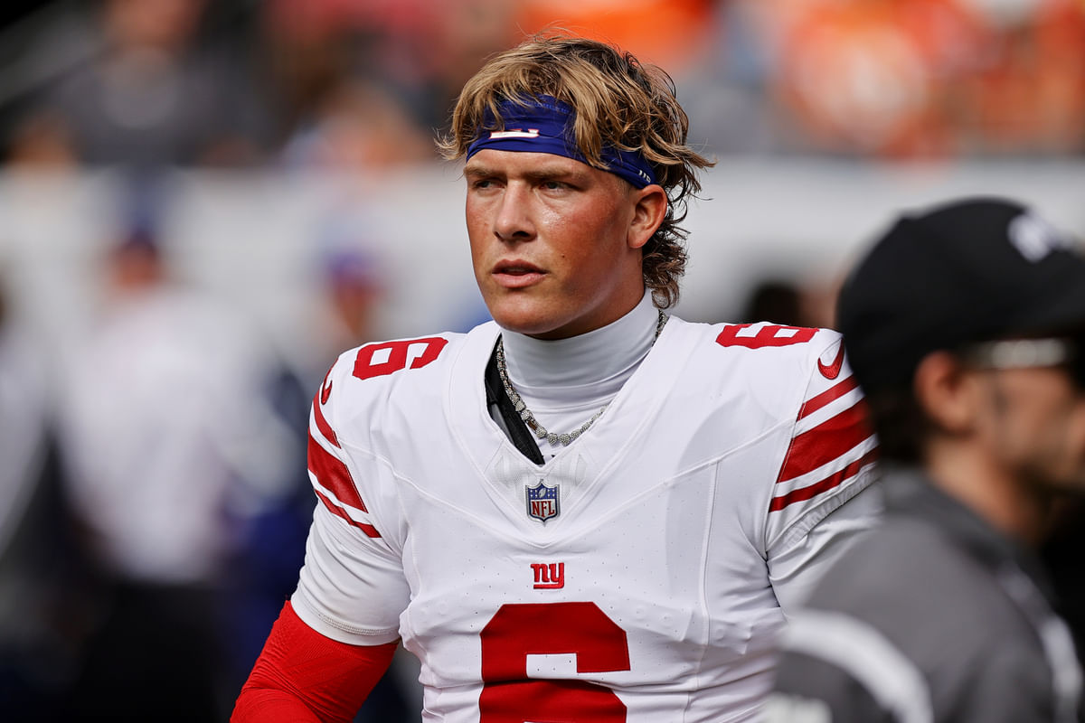 "That sh*t's unacceptable": Jaxson Dart gets brutally honest about costly INT in Giants’ Week 7 loss to Broncos