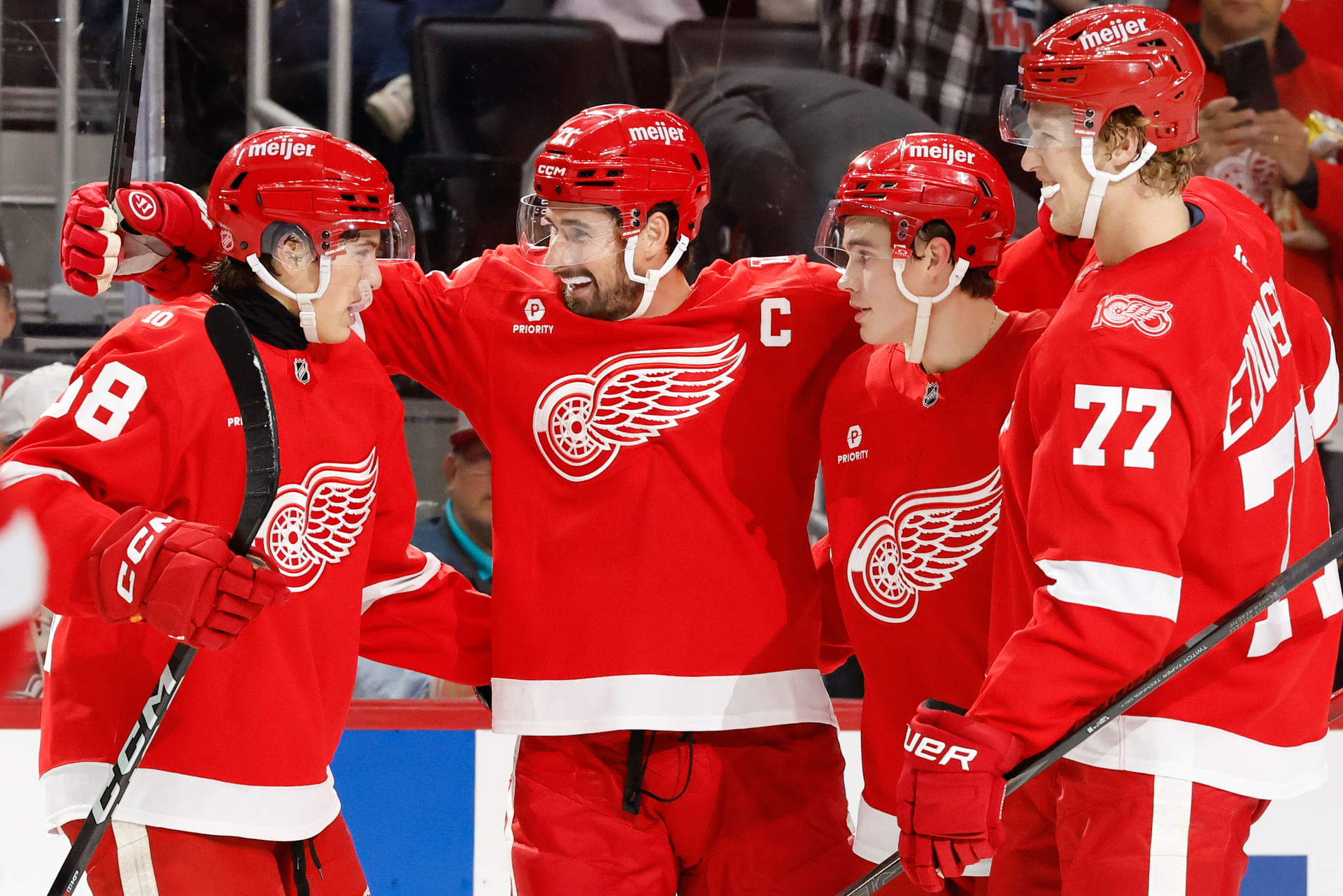 NHL: Edmonton Oilers at Detroit Red Wings - Source: Imagn