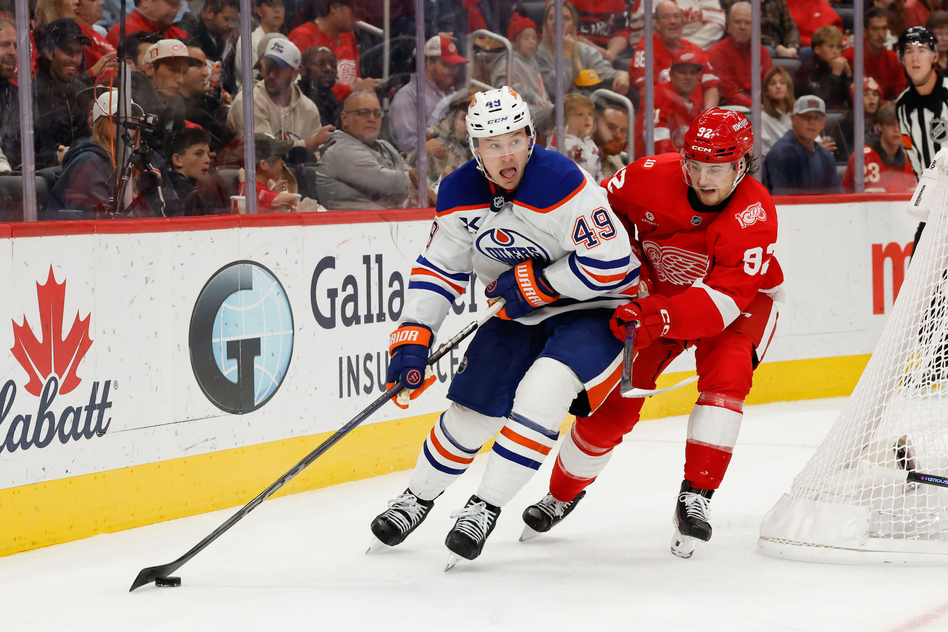 NHL: Edmonton Oilers at Detroit Red Wings - Source: Imagn