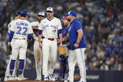"What is this bum crying about?"; "Get Shane Bieber some glasses" - Fans fume as Jays ace gets into fiery exchange with umpire after close call