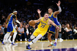 Massive Concern Emerges for Lakers as Luka Doncic Seemingly Suffers Groin Injury vs Warriors