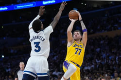 "It's Like Jaden McDaniels Traded Him'': Lakers Beat Writer Drops Tweet of the Year Contender as Luka Doncic Humbles Wolves Forward