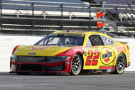 Joey Logano (22) during NASCAR Cup Series Xfinity 500 Qualifying at Martinsville Speedway - Source: Imagn