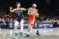Hawks beat Nets without Trae Young in second half. (Photo: IMAGN)