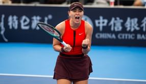 Paula Badosa dances by the pool after ending her season early amid injury struggles