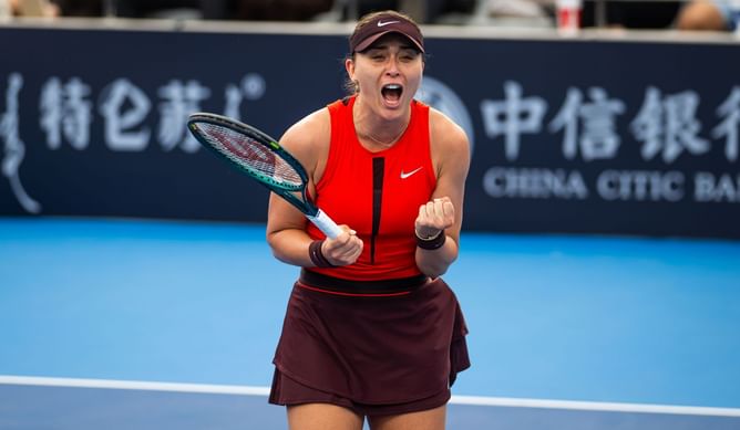 Paula Badosa dances by the pool after ending her season early amid injury struggles