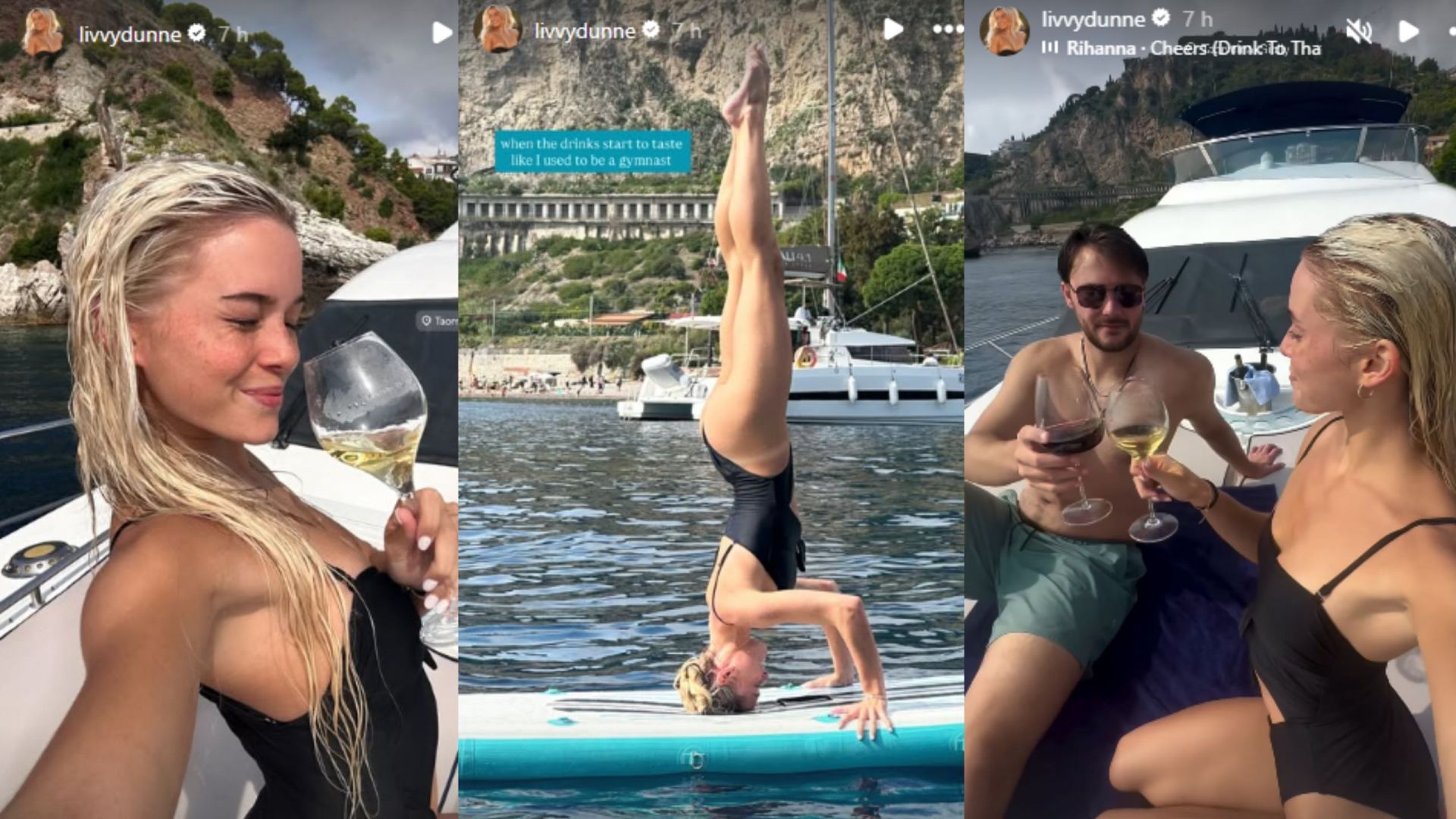 Screengrab of Olivia Dunne&#039;s Instagram stories with Paul Skenes [Image Source : Olivia Dunne&#039;s Instagram]