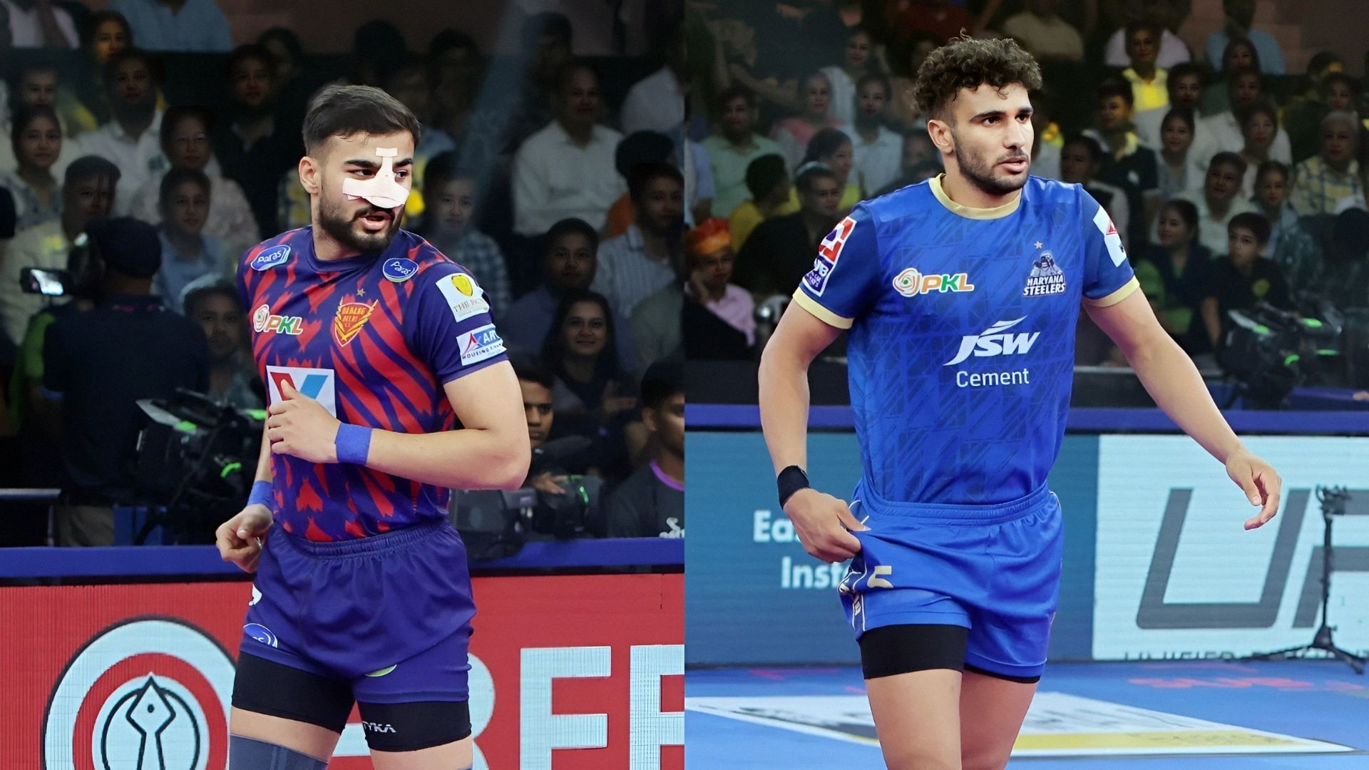 Dabang Delhi and Haryana Steelers will compete against each other in match 70 of Pro Kabaddi League