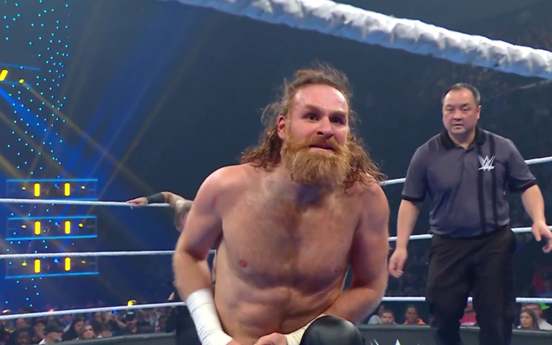 40-year-old veteran star gets the first singles title shot on WWE main roster against Sami Zayn thumbnail
