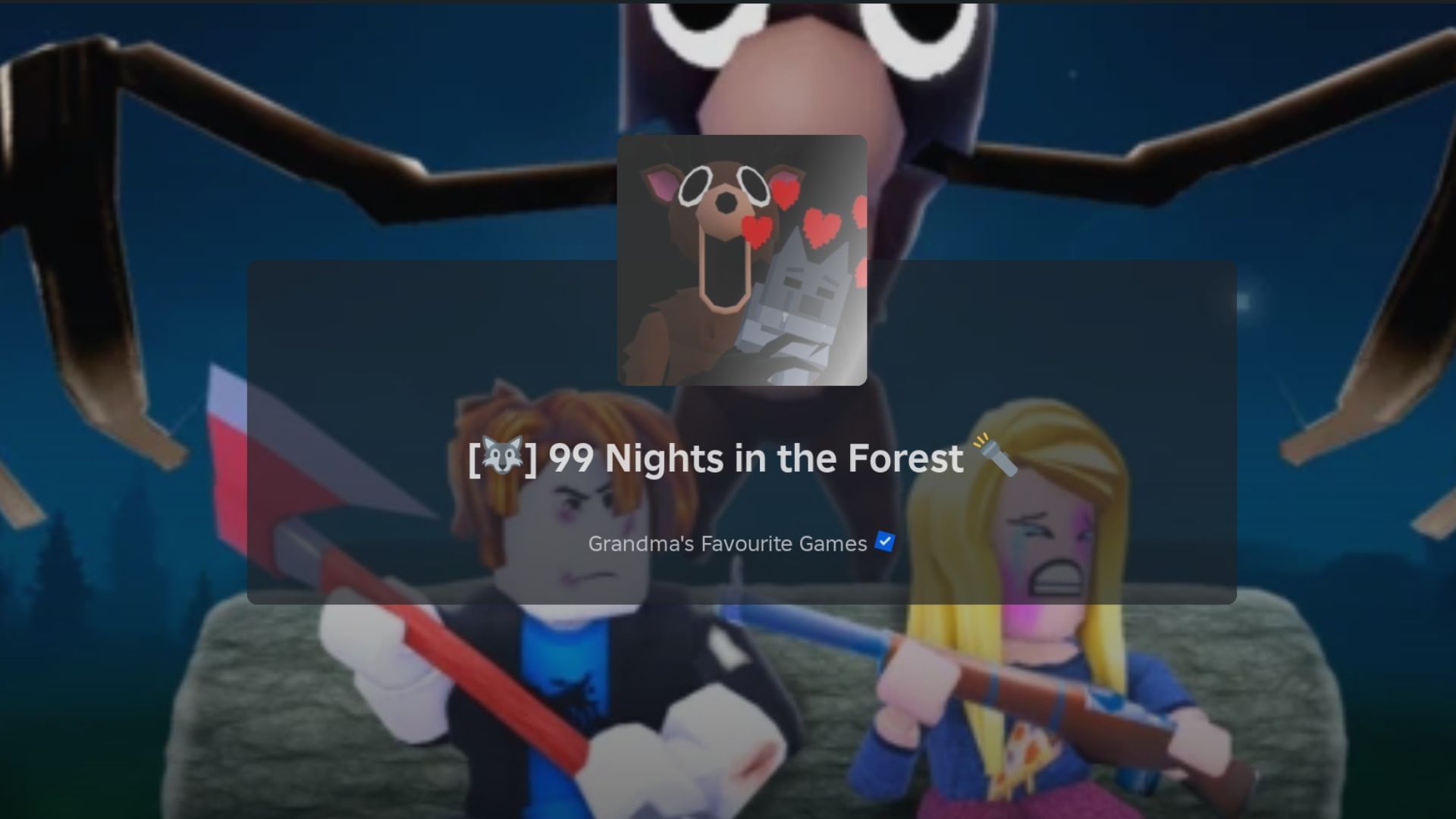 99 Nights in the Forest loading screen