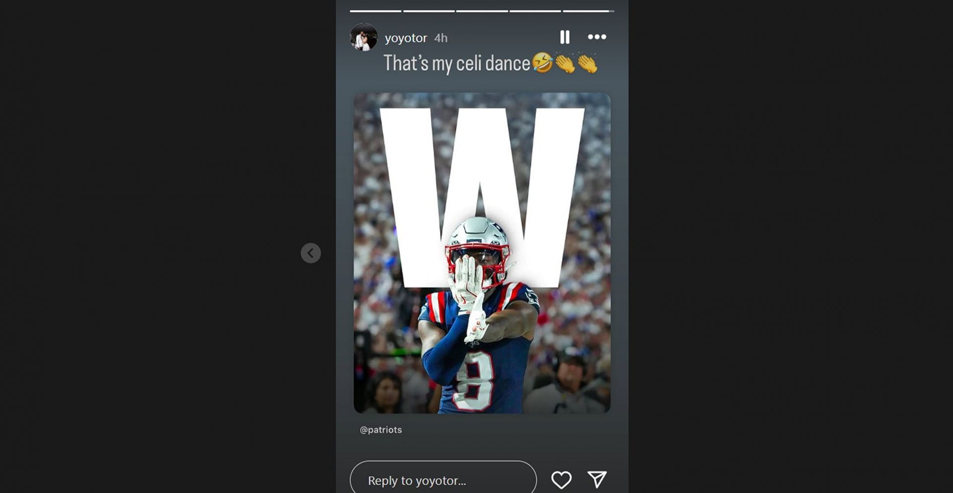 Antonio Gibson&#039;s wife, Victoria, wants credit for Stefon Diggs&#039; dance celebration (IG/@yoyotor)