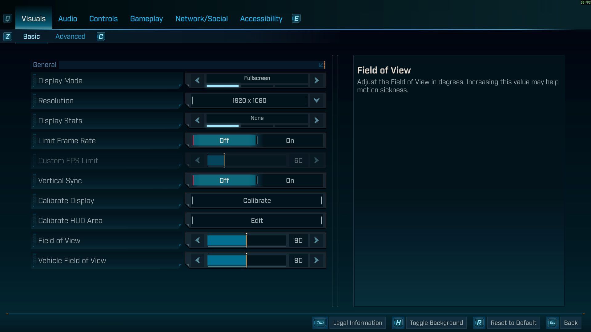 The Settings tab in-game (Image via 2K)