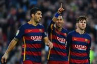 Suarez, Neymar, and Messi (L to R) - Source: Getty
