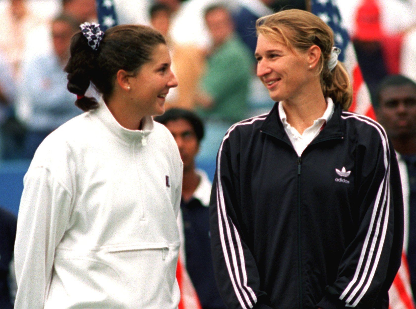 Monica Seles and Steffi Graf - Source: Getty