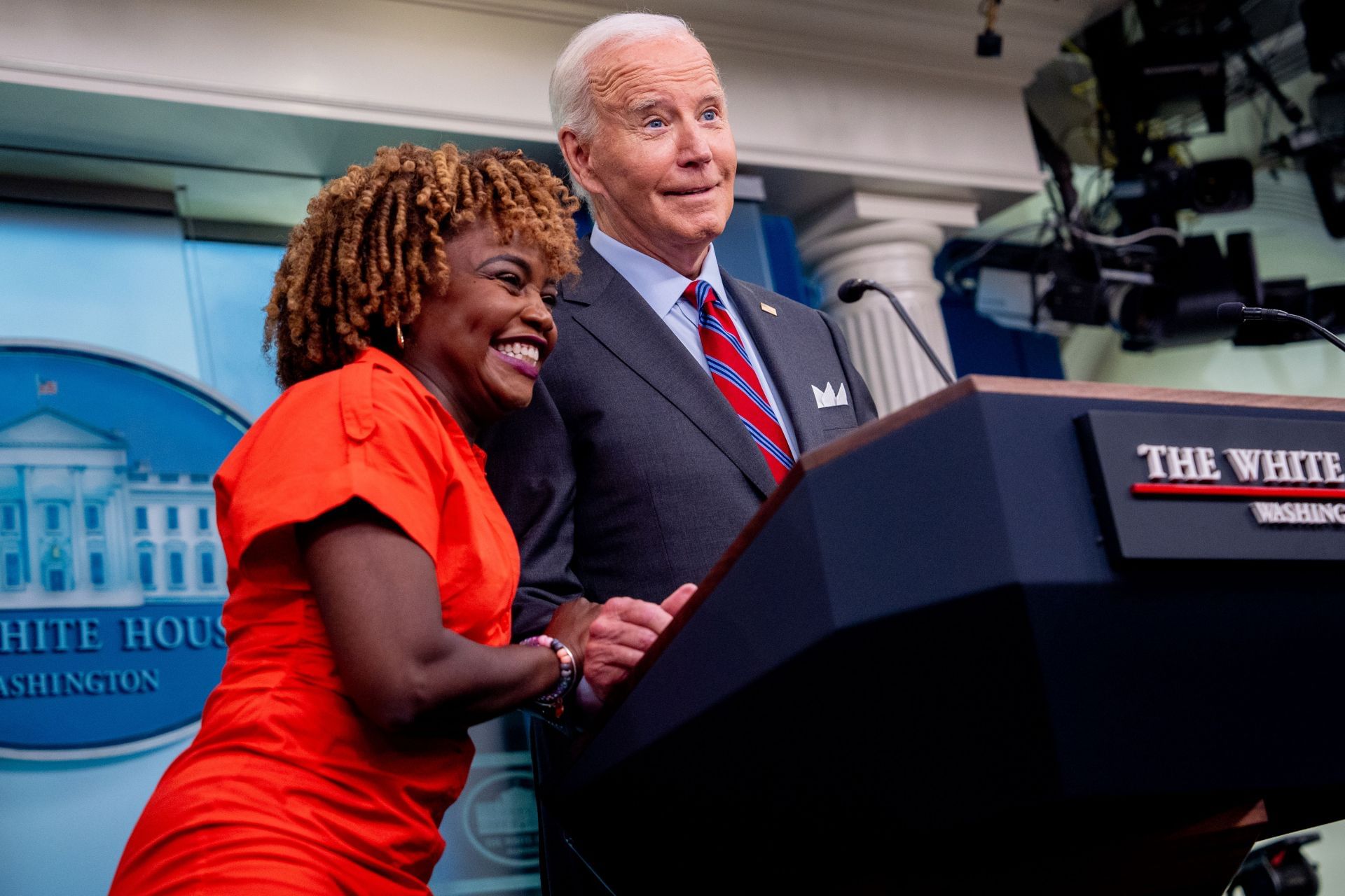 President Biden Joins White House Daily Briefing - Source: Getty