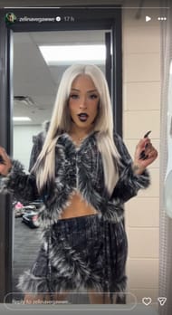 Zelina Vega reveals her new look (Picture credits: The Star's Instagram story)