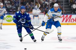 Quinn Hughes delivers blunt response after Canucks' offense is questioned post 5-2 loss to Blues