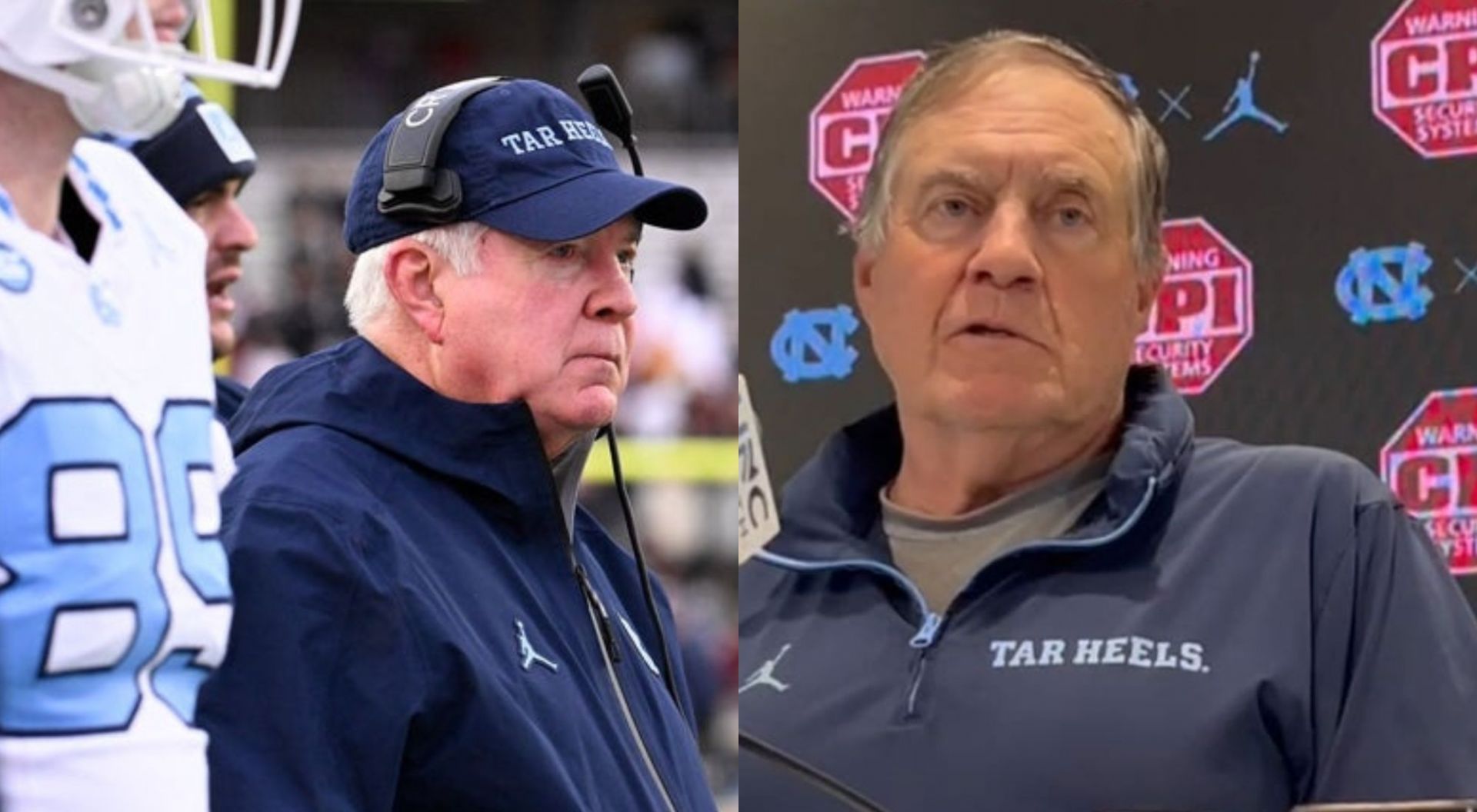 Bill Belichick and Mack Brown (Credit -Getty)