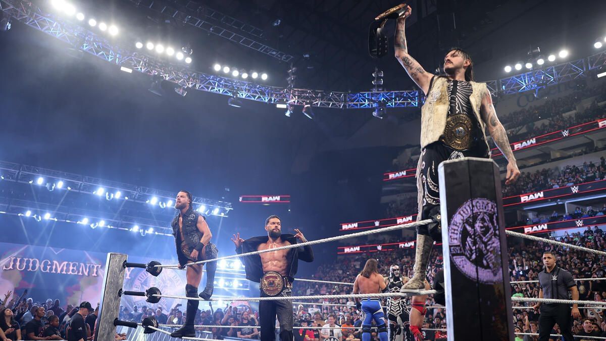 The Judgment Day fell apart as Dirty Dom ran for his life (Credit: WWE.com)