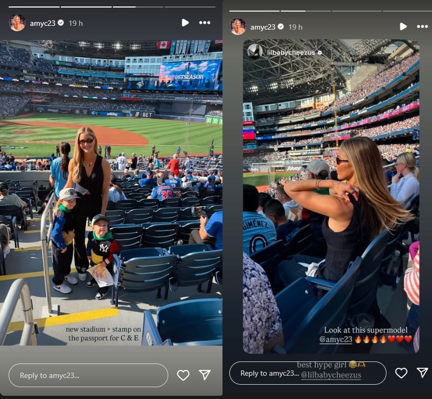 Gerrit Cole&rsquo;s wife Amy shared stories.(amyc23/Instagram)