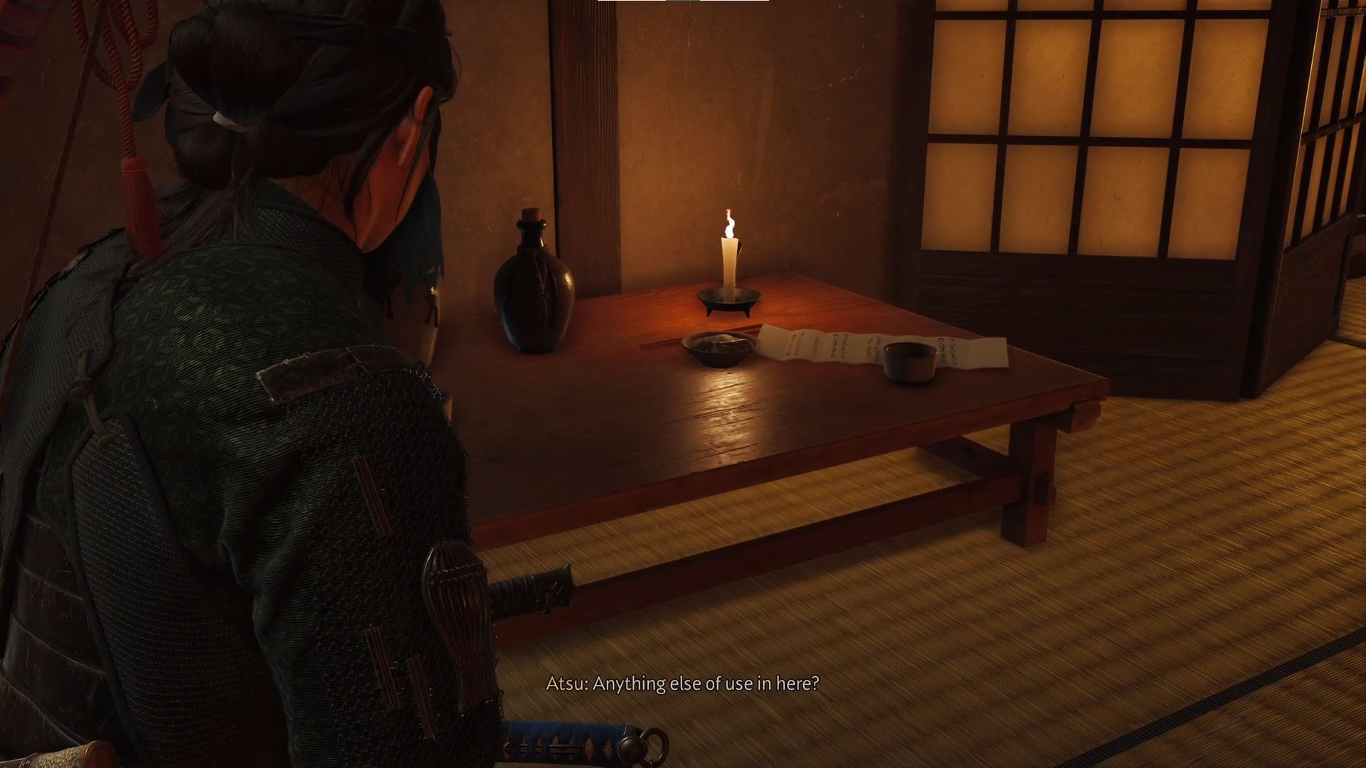 Check the letter ASAP (Image via Sportskeeda Gaming || Sucker Punch)