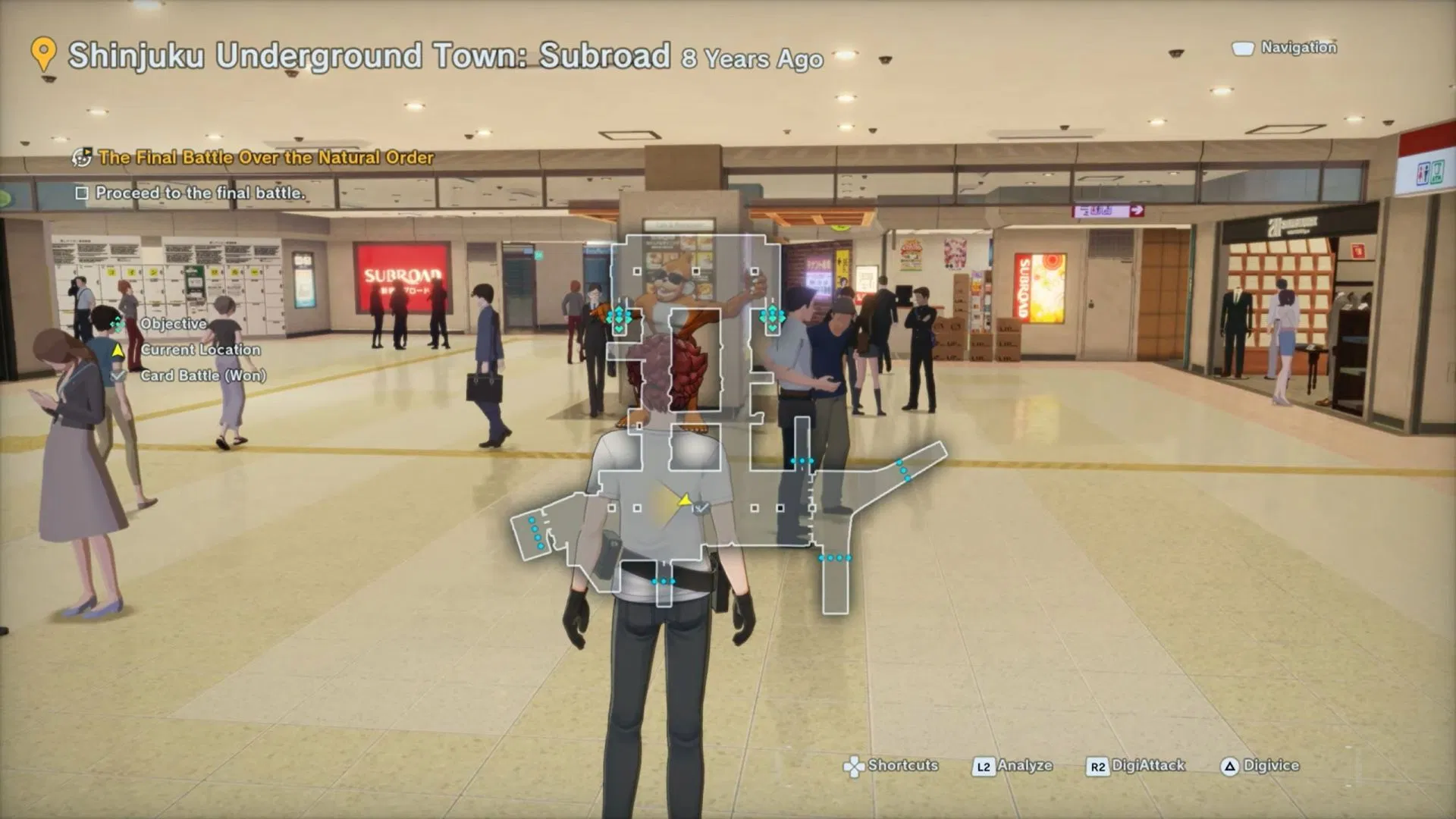 This underground area can be accessed from Vision Square (Image via Bandai Namco Entertainment | Youtube: Ventus SGN)