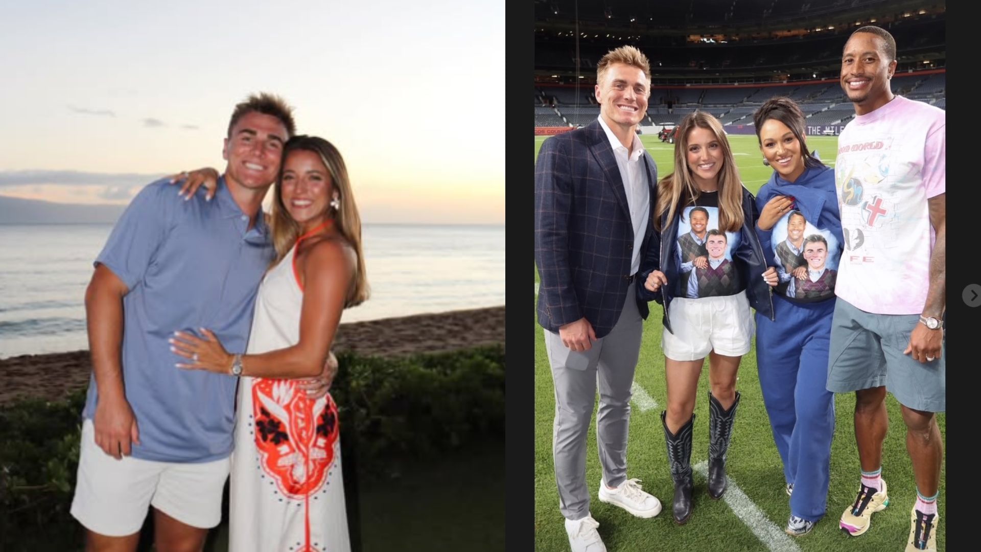 Izzy Nix shared her hilarious custom shirt with a nod to Bo Nix and Courtland Sutton. (Photo via Izzy Nix