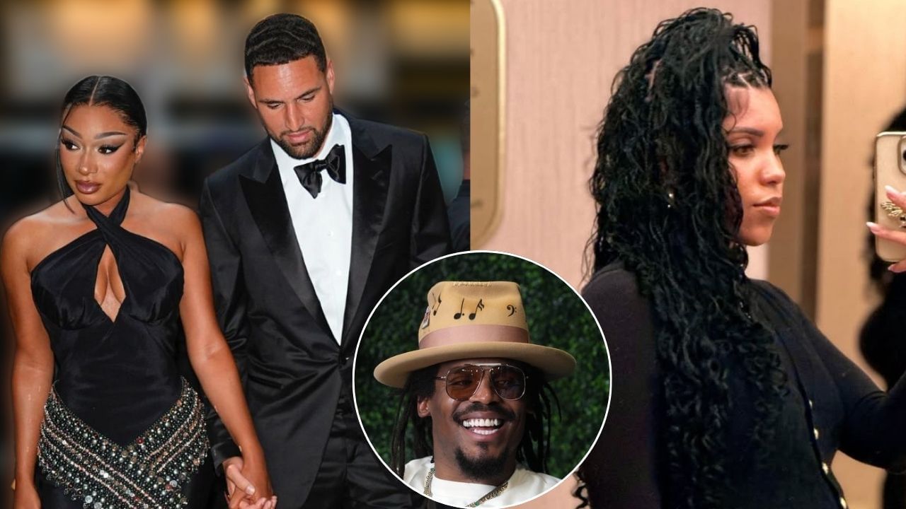 Jasmin Brown, namorada de Cam Newton, reage ao flerte de Klay Thompson com Megan Thee Stallion: 'Eu amo isso!'