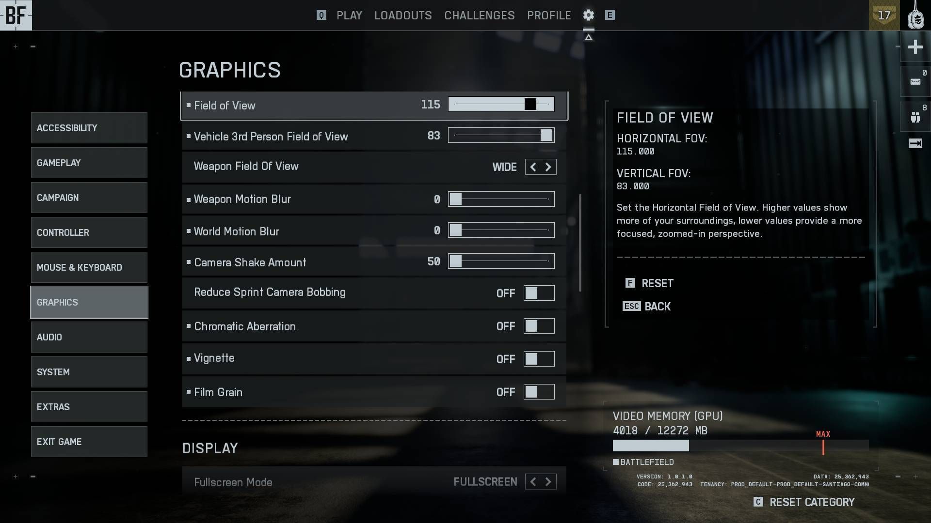 Tune the camera and graphics settings to win most fights (Image via Sportskeeda Gaming || EA)