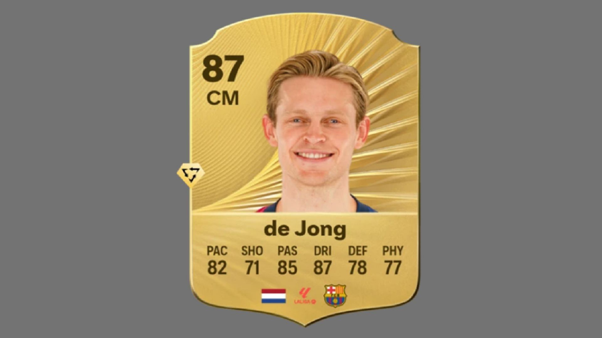 Frenkie de Jong is a versatile playmaker (Image via EA Sports)