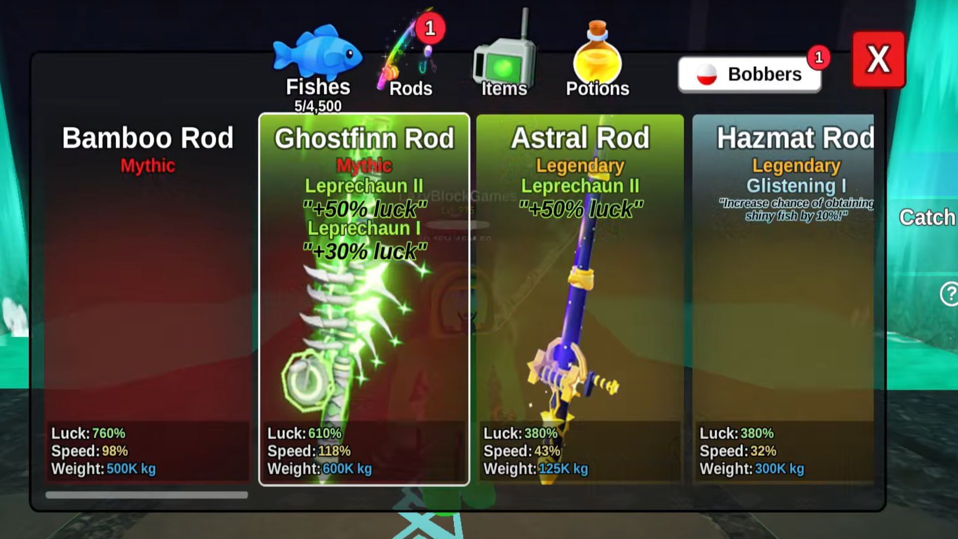 The Ghostfinn Rod (Image via Roblox)