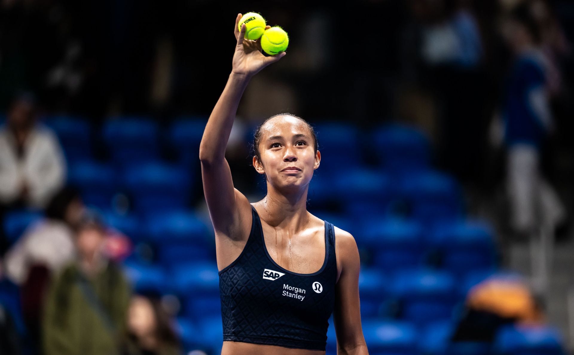 Leylah Fernandez at the Pan Pacific Open 2025. (Photo: Getty)