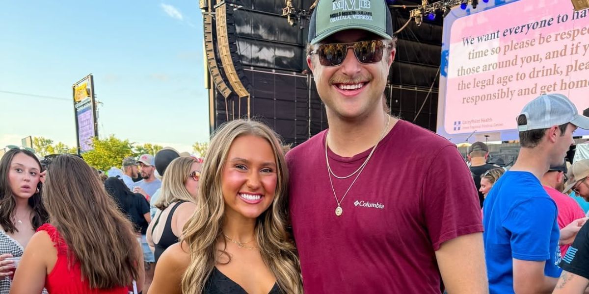 Maisie Boesiger and fiance Nolan Schwarting. PHOTO: Instagram/maisieboesiger