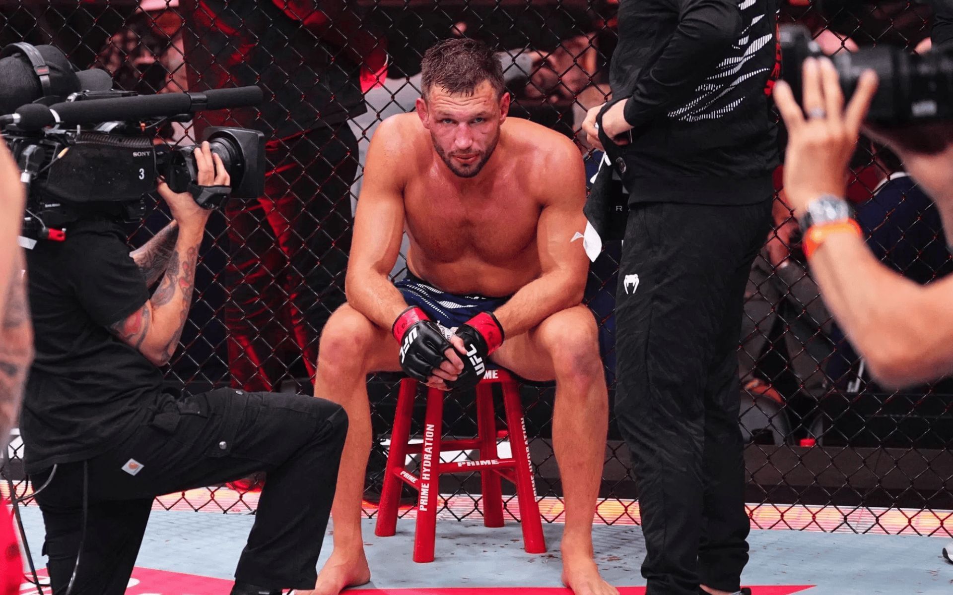 Reinier de Ridder (pictured) after his defeat at UFC Vancouver. [Image courtesy: Getty] 