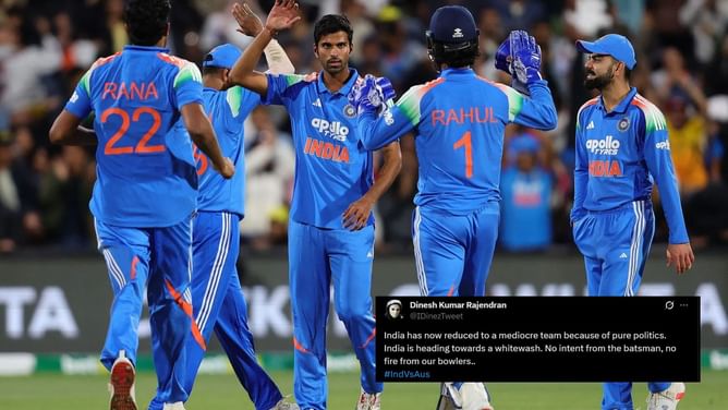"Australia D Team treating India like a Club level team" - Twitter reacts to Team India's humbling loss in AUS vs IND 2025 2nd ODI