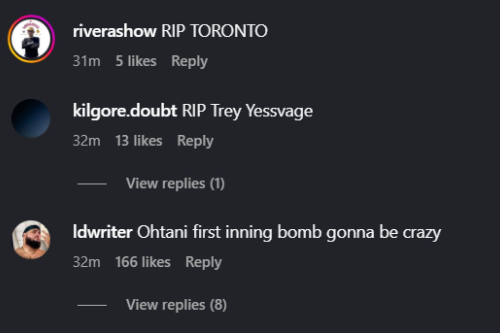 [Image via Instagram. Image Credits: @talkinbaseball_]