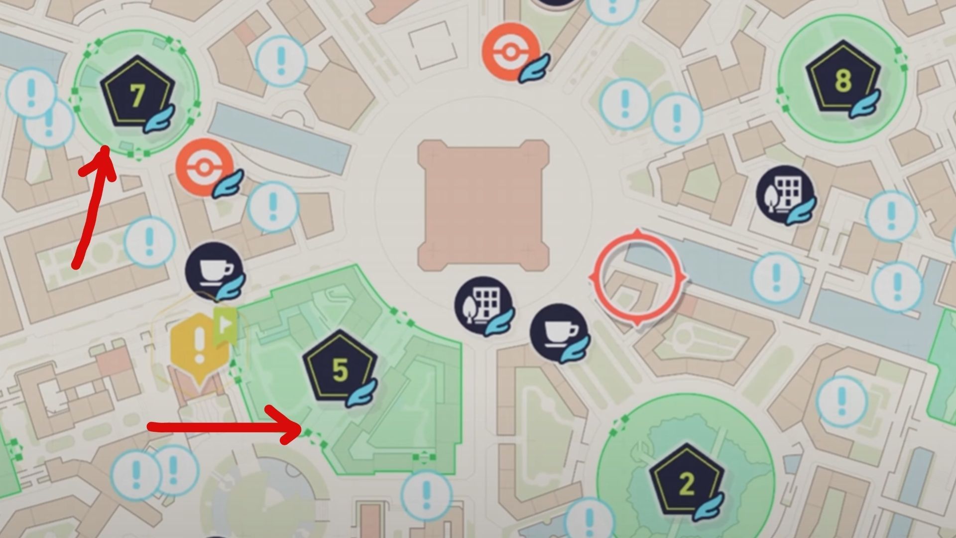 Wild Zone 5 and 7 in Pokemon Legends Z-A