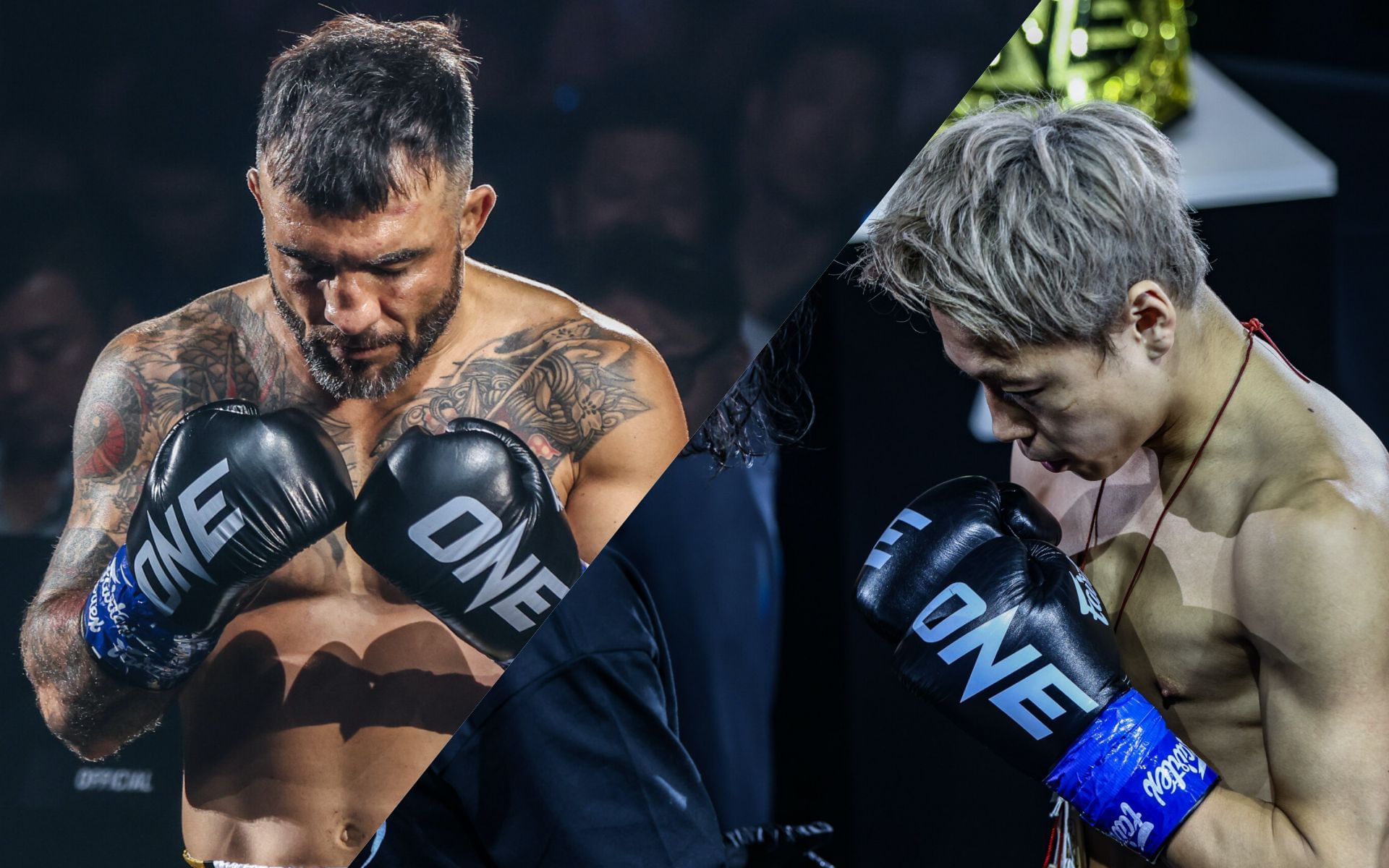 Denis Puric (L) vs Takeru (R) | Image by ONE Championship