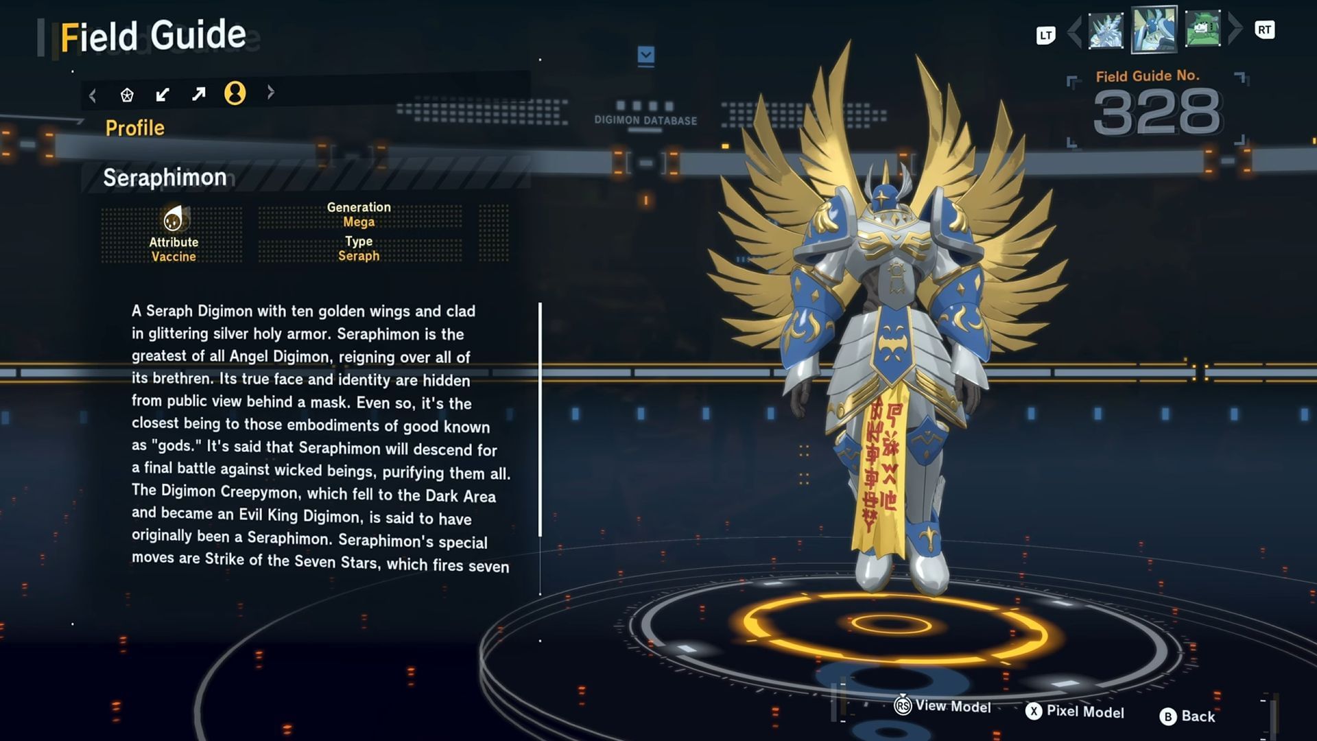 Seraphimon (Image via Bandai Namco)