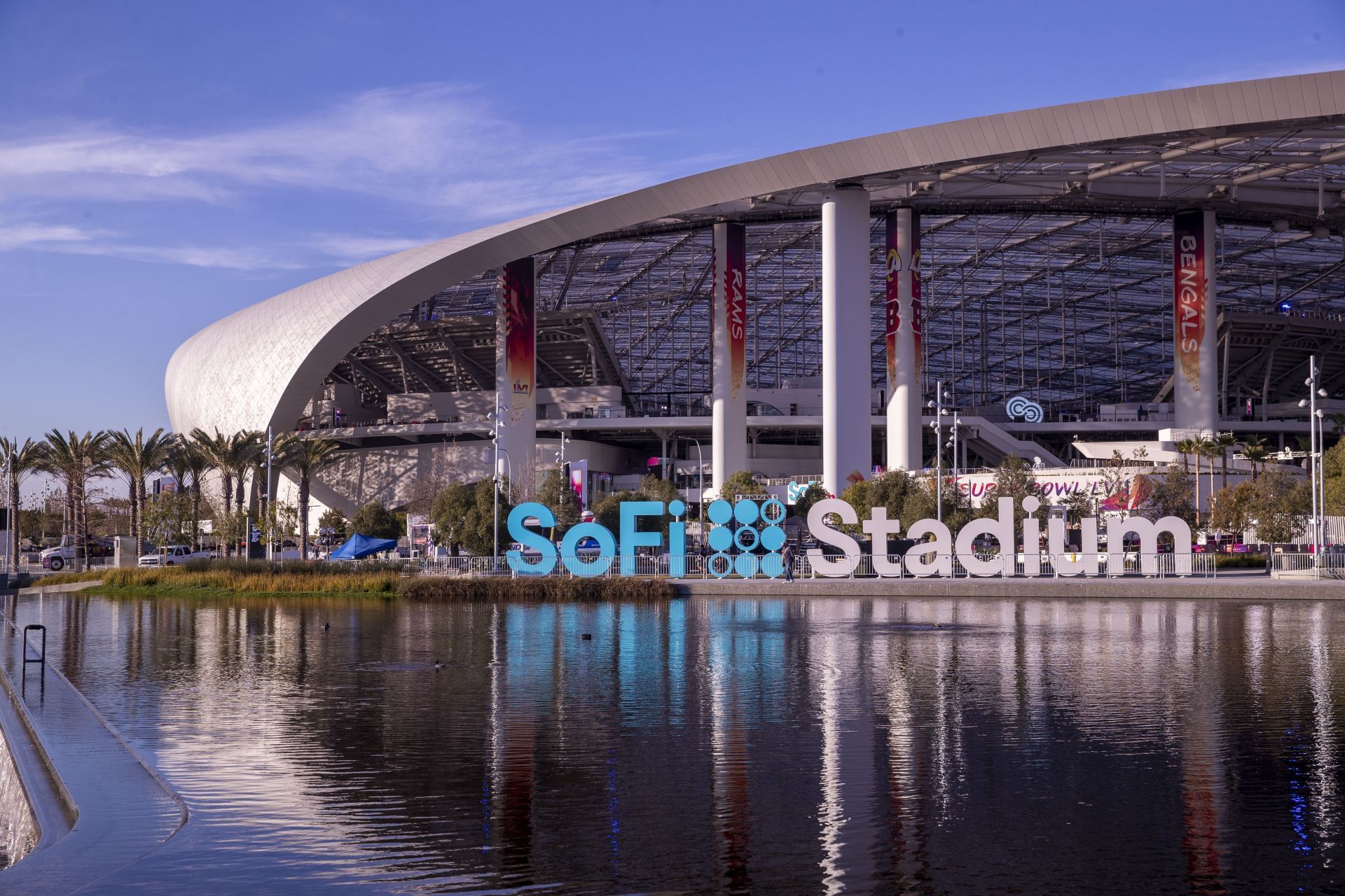 Super Bowl preparations at SoFi Stadium - Source: Getty
